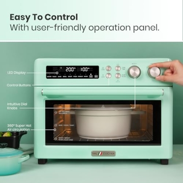 10-in-1 VAL CUCINA Infrared Air Fryer Toaster Oven