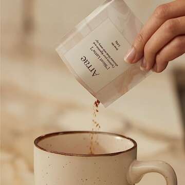 Arrae Bloat Latte Digestive Supplement - 10 Fast-Acting Bloat, Gas & Stomach Relief Drink Mixes - Natural Digestive Aid with Peppermint, Dandelion Extract, Ginger & Cinnamon