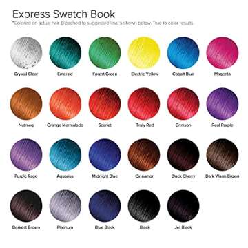 Kiss Express Hair Color 3.5oz Safe for All Hair Types