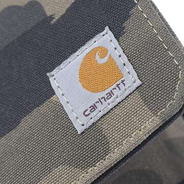 Carhartt Men's Casual Trifold Wallets, Nylon Duck (Blind Duck Camo), One Size