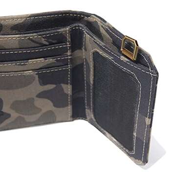 Carhartt Men's Casual Trifold Wallets, Nylon Duck (Blind Duck Camo), One Size
