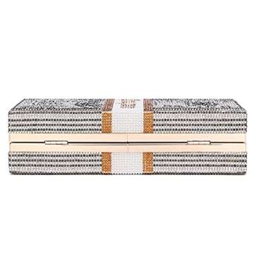 Covelin Dollar Clutch Purse Rhinestone Evening Handbag