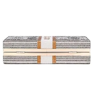 Covelin Dollar Clutch Purse Rhinestone Evening Handbag