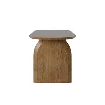 Stylish Japandi Oval Dining Table for Modern Homes