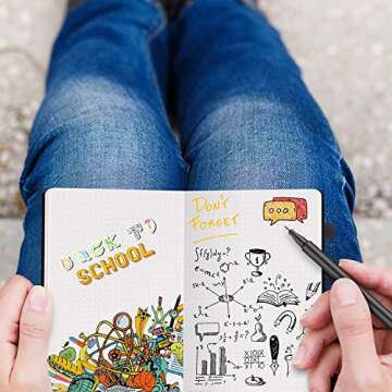 Taotree 18 Fineliner Color Pens Set, Fine Line Colored Sketch Writing Drawing Pens for Journal Planner Note Taking and Coloring Book, Porous Fine Point Pens Markers, Great for Art Crafts Scrapbooks