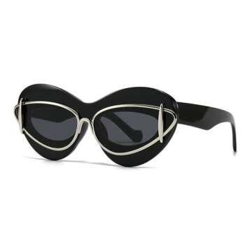 Laureles Fashion Cat Eye Sunglasses with UV400 Protection