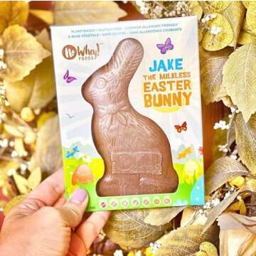 Vegan, Gluten Free "Jake" The Milkless Chocolate Easter Bunny | Allergy Friendly | Dairy Free, Nut F...