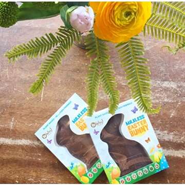 Vegan, Gluten Free "Jake" The Milkless Chocolate Easter Bunny | Allergy Friendly | Dairy Free, Nut Free, Peanut Free, Soy Free, Sesame Free
