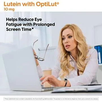 Doctors Best Lutein with OptiLut, Supports Eye Health, Non-GMO, Gluten Free, Soy Free, Vegan 120 Veggie Caps