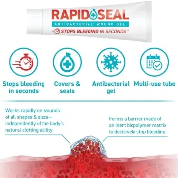 Rapid-Seal Wound Gel: Stop Bleeding Fast for First Aid