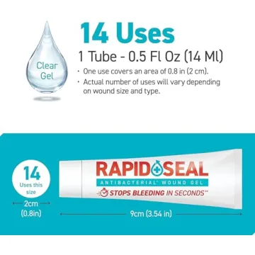 Rapid-Seal Wound Gel: Stop Bleeding Fast for First Aid