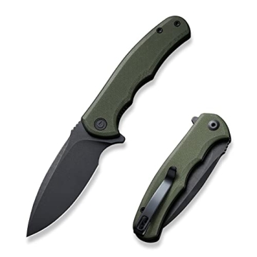 CIVIVI Mini Praxis Folding Pocket Knife, 2.98" D2 Steel Blade G10 Handle Small EDC Knife with Pocket...