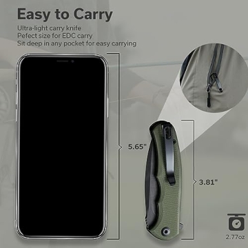 CIVIVI Mini Praxis EDC Folding Knife for Outdoor Use