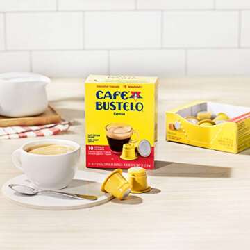 Café Bustelo Espresso Capsules - Bold Coffee for Nespresso