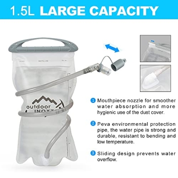 INOXTO Lightweight Hydration Vest for Running and Hiking