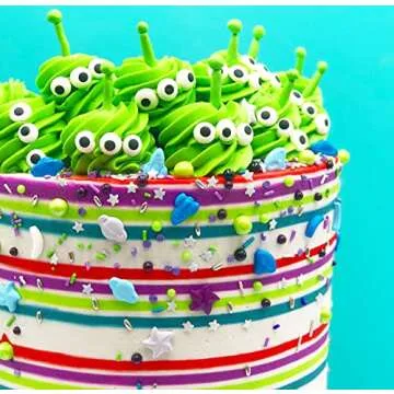 Vibrant Themed Sprinkles for Cake and Dessert Decorating