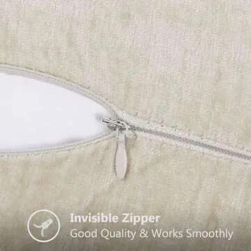 decorUhome Chenille Soft Throw Pillow Covers - Set of 2