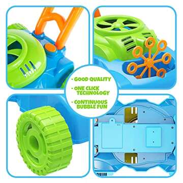 ArtCreativity Bubble Mower for Kids Ages 1-5 | Fun Gift Idea