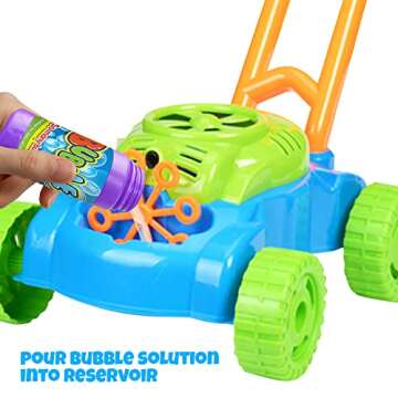 ArtCreativity Bubble Mower for Kids Ages 1-5 | Fun Gift Idea