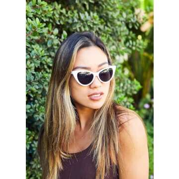 OWL Cateye Sunglasses Retro Style for Women