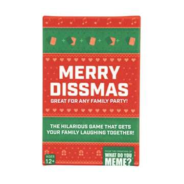 WHAT DO YOU MEME? Merry Dissmas – The Hilarious Family Holiday Party Game Family