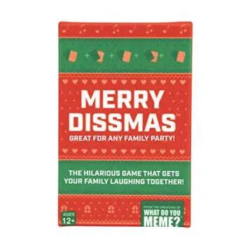 WHAT DO YOU MEME? Merry Dissmas – The Fun Family Party Game for Holidays