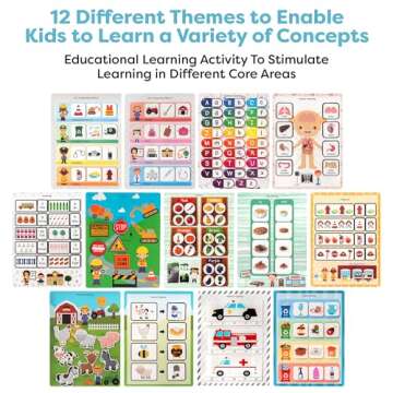 Tinkletots Montessori Busy Book for Toddlers Ages 3 and Up - Pre K Preschool Learning Activities Boo...