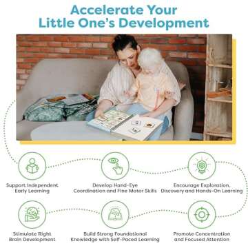 Tinkletots Montessori Busy Book for Toddlers Ages 3 and Up - Pre K Preschool Learning Activities Book - Autism Sensory - Kindergarten Educational Toys for 3 Year Old - My Preschool Busy Book Ages 3-4