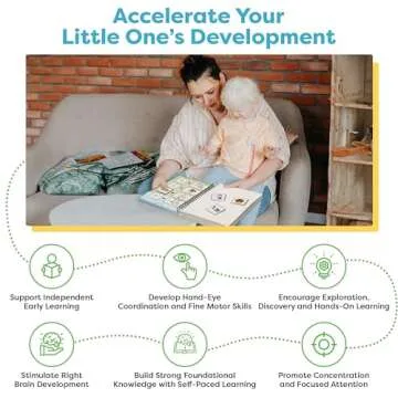 Tinkletots Montessori Busy Book for Toddlers Ages 3 and Up - Pre K Preschool Learning Activities Book - Autism Sensory - Kindergarten Educational Toys for 3 Year Old - My Preschool Busy Book Ages 3-4