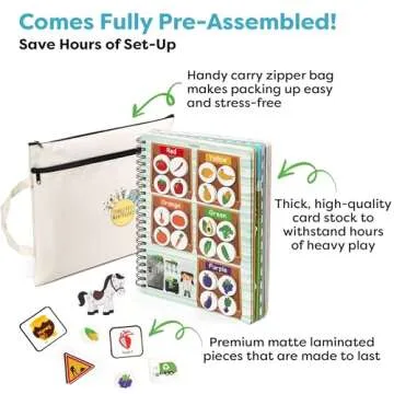 Tinkletots Montessori Busy Book for Toddlers Ages 3 and Up - Pre K Preschool Learning Activities Book - Autism Sensory - Kindergarten Educational Toys for 3 Year Old - My Preschool Busy Book Ages 3-4