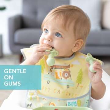 Bumkins Baby Utensils Set for Self-Feeding and BLW