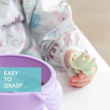 Bumkins Baby Utensils Set for Self-Feeding and BLW