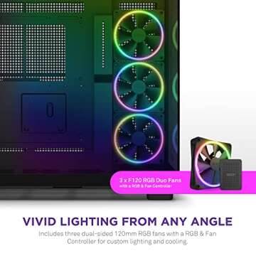 NZXT H9 Elite Mid-Tower PC Case with RGB Fans