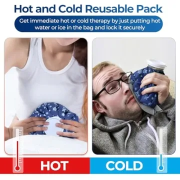 Ohuhu Reusable Ice Pack Set for Pain Relief Therapy