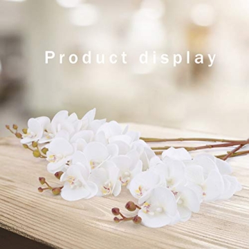 BOMAROLAN Faux Butterfly Orchid 4 Pcs for Elegant Decor