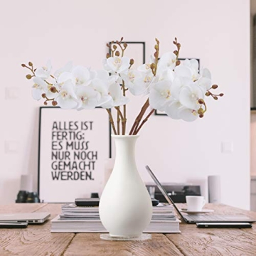 BOMAROLAN Faux Butterfly Orchid 4 Pcs for Elegant Decor