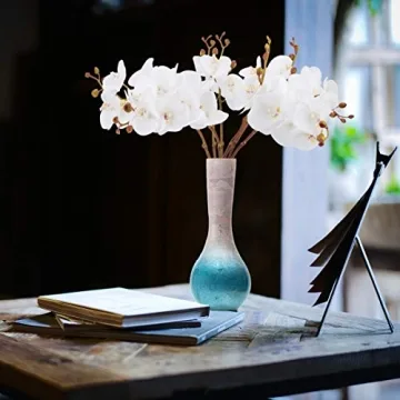 BOMAROLAN Faux Butterfly Orchid 4 Pcs for Elegant Decor