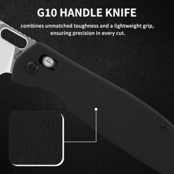 CJRB Prado Folding Pocket Knife with AR-RPM9 Steel Blade