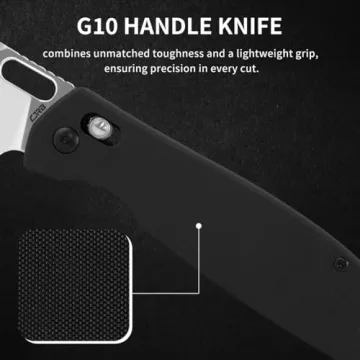 CJRB Prado Folding Pocket Knife with AR-RPM9 Steel Blade