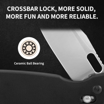 CJRB Prado Folding Pocket Knife with AR-RPM9 Steel Blade