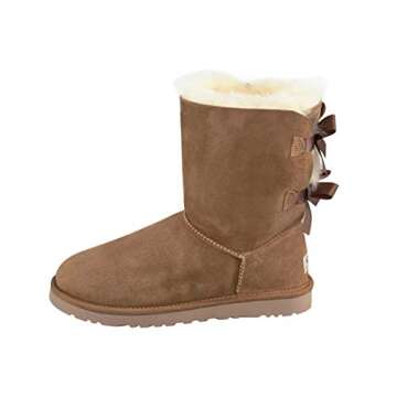 UGG Women's Bailey Bow Ii Boot, Chestnut, 08