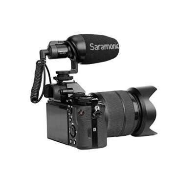 Saramonic VMICMINI Vmic Mini Shotgun Microphone (VMICMINI), Black