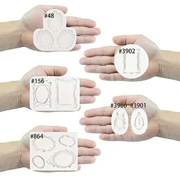 FUNSHOWCASE Vintage Frame Molds for Crafts and Baking
