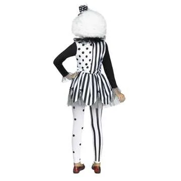 Fun World Girls Killer Clown Costume, Medium