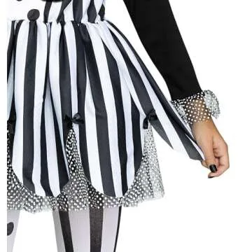 Fun World Girls Killer Clown Costume, Medium