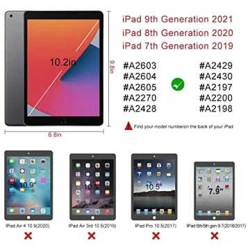 TopEsct Kids iPad Case - Shockproof Silicone Cover for Kids