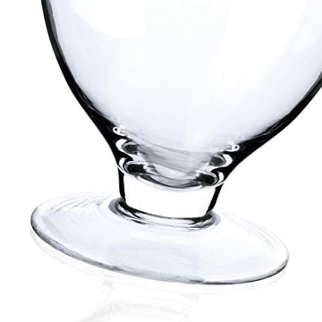 Diamond Star Set of 3 Clear Glass Apothecary Jars