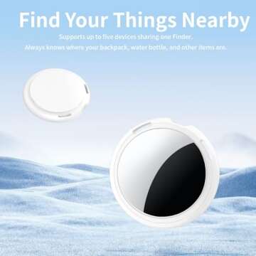 2 Pack Air Tracker Tag for Easy Valuables Tracking