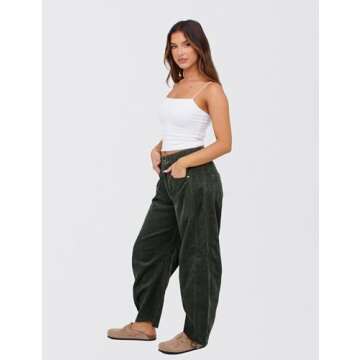 SeekMe Women's Corduroy Pants - Stylish & Comfortable