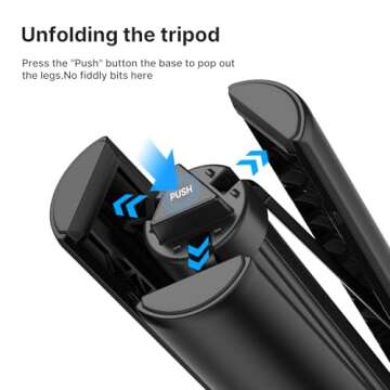 ULANZI 59in Invisible Selfie Stick Tripod TT52 Extendable Pole Selfie Stick Handle Grip Adjustable for INSTA360 X4 X3 Video Shooting w Adapter for Action Camera Hero 13 12, 11, 10, 9, 8, 7, 6, 5 etc